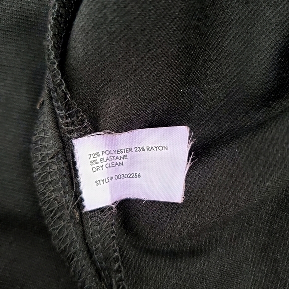 Club Monaco Black Floral Lazer Cut Danny Skater Skirt - Picture 6 of 7